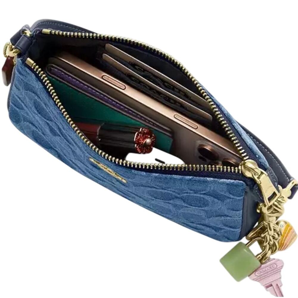 Coach Nolita 19 In Signature Denim NWT - Picture 3 of 7